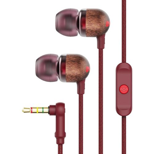 House of Marley Smile Jamaica Red Wired Earbuds slika 3