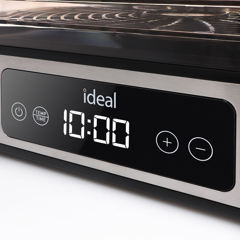 IDEAL INOX veliki dehidrator hrane – za gljive, voće i povrće, s konvekcijom, 400 W i tajmerom slika 6