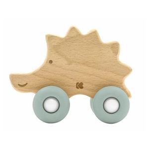 Kikka Boo Drvena igračka sa silikonskom glodalicom Jež Mint
