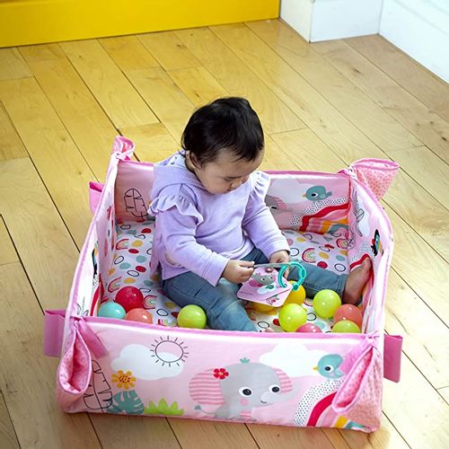 KIDS II BRIGHT STARTS podloga za igru 5u1 Pink Rainbow 12625 slika 2