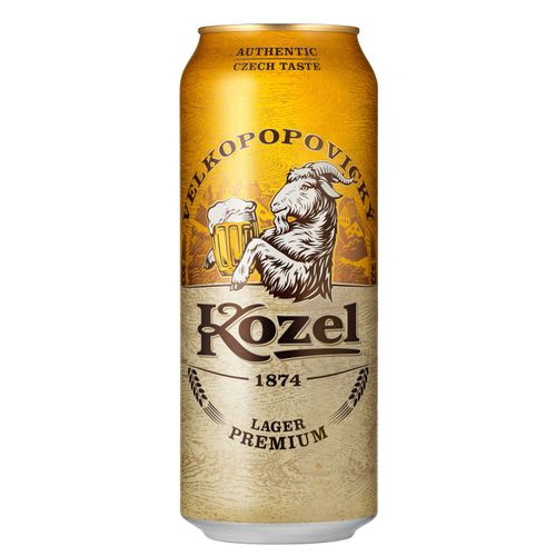 Kozel Lager Premium svijetlo pivo 0,5l limenka slika 1