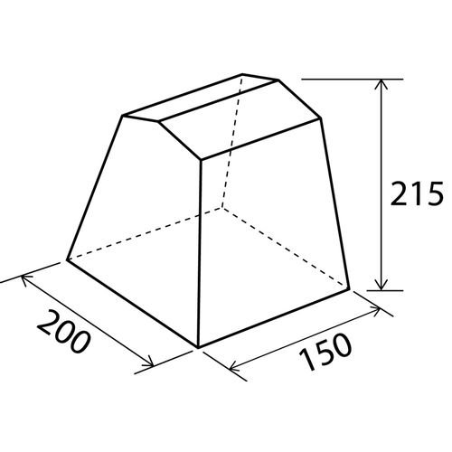 Šator za kuhanje BRUNNER GUSTO NG II, 200x150, 0425996N.C25 slika 4