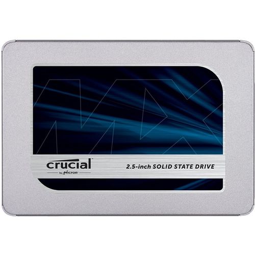 CRUCIAL MX500 500GB SSD, 2.5'' 7mm, SATA 6 Gb/s, Read/Write: 560/510 MB/s, Random Read/Write IOPS 95k/90k, with 9.5mm adapter slika 1