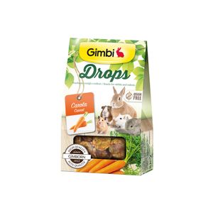 Gimborn Gimbi Drops Poslastica s Mrkvom za glodavce i kuniće, 50 g