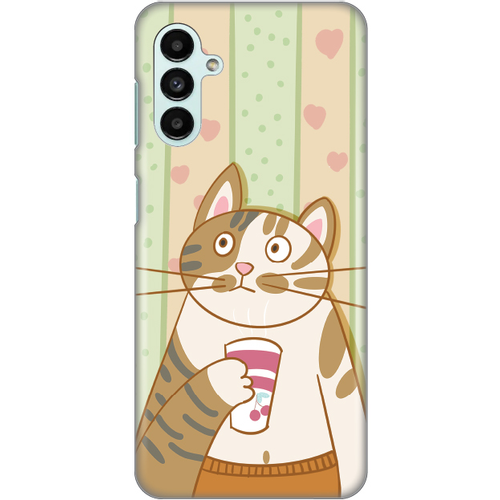 Torbica Silikonska Print za Samsung A136 Galaxy A13 5G Cool Cat slika 1