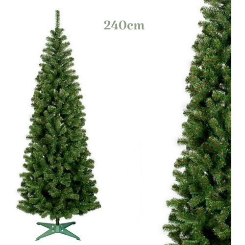 Umjetno i usko božićno drvce – KAROLINA – 240cm slika 1