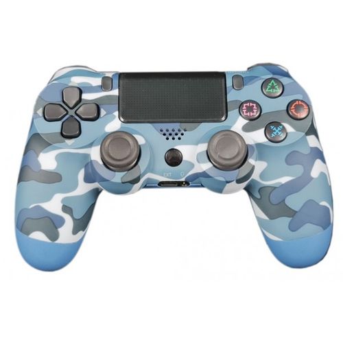 JPD-Wireless-Thrillershock PC/PS4 CAMO BLUE Gembird Bezicni gamepad sa dvostrukom vibracijom slika 3