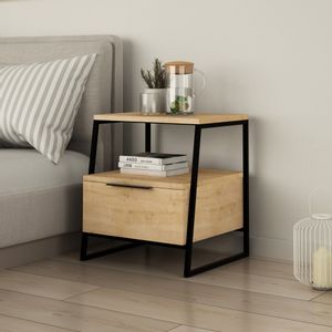 Hanah Home Pal - Oak v2 Oak
Black Nightstand