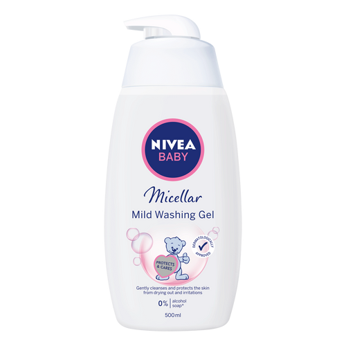 NIVEA Baby micelarni gel za kupanje 500ml slika 1