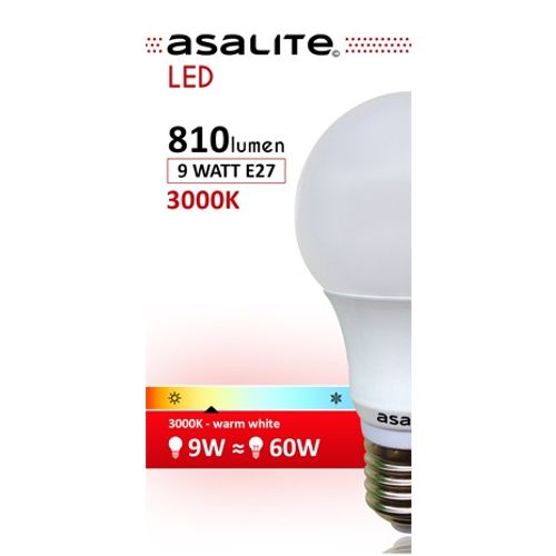 ASALITE LED žarulja E27 9W 3000K 810lm slika 3