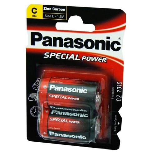 Panasonic baterija R14R blister pakiranje 2 komada slika 1