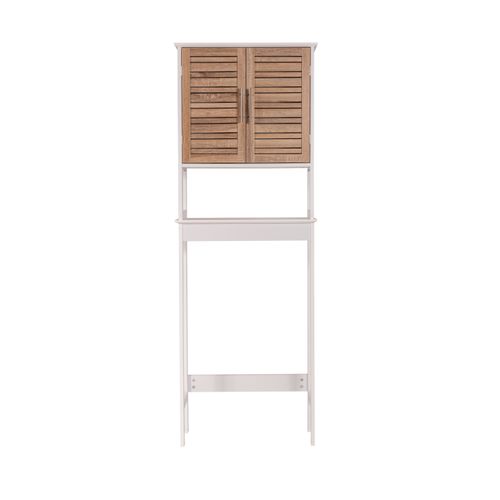 TENDANCE KUPATILSKI ORMARIĆ SA 2 VRATA I 1 POLICOM STOCHKLOM 63X23X179CM MDF BAMBUS BELA 9904306 slika 6