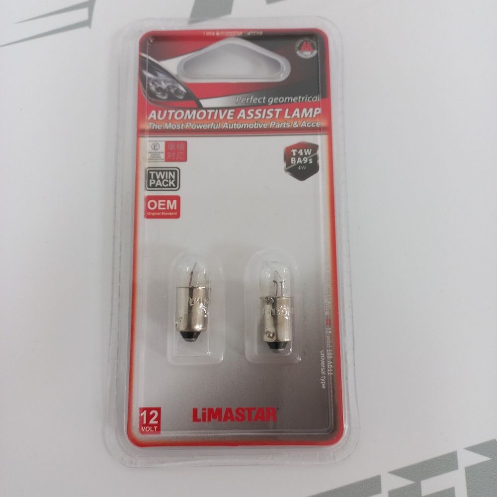 Sijalica Lima Blister 12V T4W Ba9S slika 1
