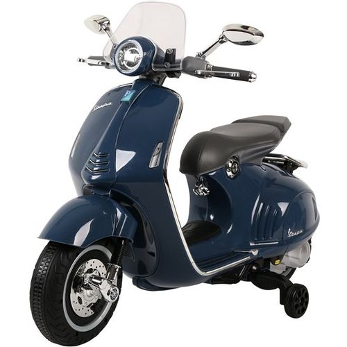 Licencirani skuter Vespa GTS 300 plavi - motor na akumulator slika 2