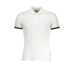 K-WAY MEN'S WHITE SHORT SLEEVED POLO SHIRT