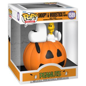 POP figure Deluxe Peanuts Snoopy &#38; Woodstock with Pumpkin