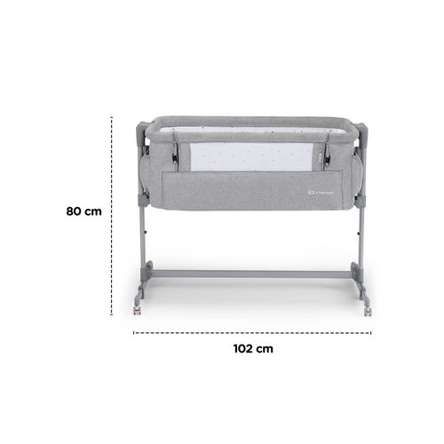  Kinderkraft Krevetac NESTE UP – Light Grey Melange slika 8