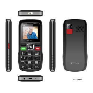 IPRO Senior F188 black Feature mobilni telefon 2G/GSM/800mAh/32MB/DualSIM/Srpski jezik
