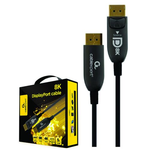 CC-DP8K-AOC-5M Gembird Active Optical Cables (AOC) DisplayPort v.1.4 (8K@60Hz/4K@120Hz) 5m slika 1