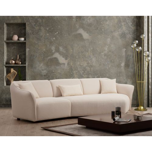 Ugaona Sofa 'Mentıs Corner 6 (L1+2Xr)' u Krem Boji slika 1