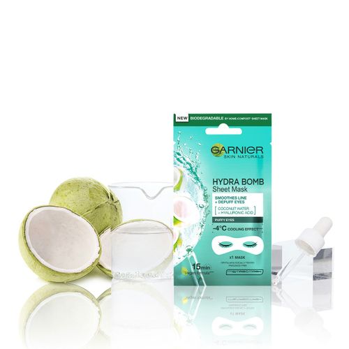 Garnier Skin Naturals Eye Tissue maska za područje oko očiju za izravnjavanje borica 6g slika 3