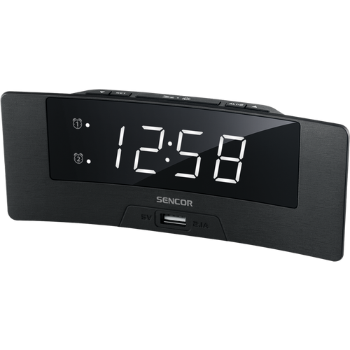 Sencor digitalni alarm sat s USB punjačem SDC 4912 WH slika 2