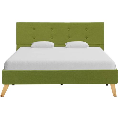 Okvir za krevet od tkanine zeleni 120 x 200 cm slika 18