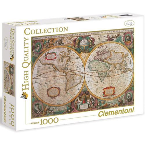 Clementoni puzle Old Map, 1000 delova slika 1