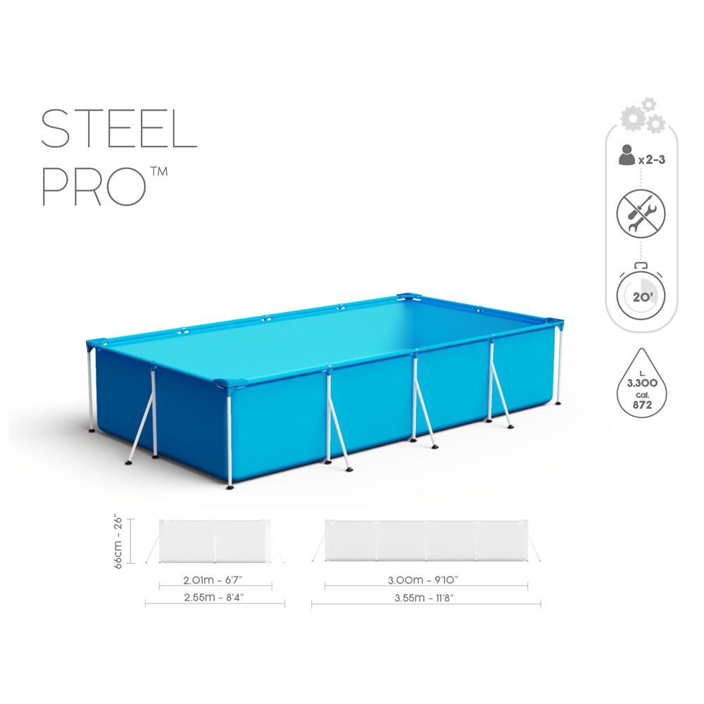 Bestway Stalak za bazen 3300L 300x201x66cm 56411 slika 6