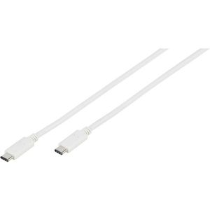 Vivanco USB kabel USB 3.2 gen. 1 (USB 3.0) USB-C® utikač, USB-C® utikač 1.00 m bijela  39641