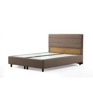 Orina 90 x 190 - Brown Brown Single Bed Base & Headboard