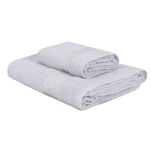 Set peškira (2 komada) Dora, boja: siva