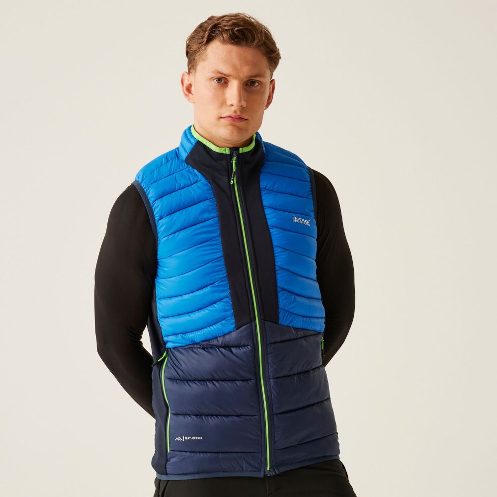 Regatta Muški prsluk Leedre Hybrid BW Olympian Blue/Navy slika 3