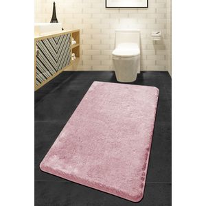 Havai - Pink (70 x 120) Pink Acrylic Bathmat