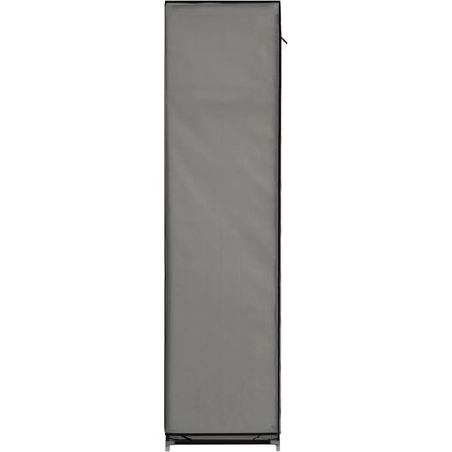 282456 Wardrobe with Compartments and Rods Grey 150x45x175 cm Fabric slika 8