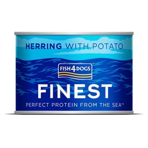 Fish4Dogs Norwegian Herring&Potato, haringa i krumpir 185 g slika 1