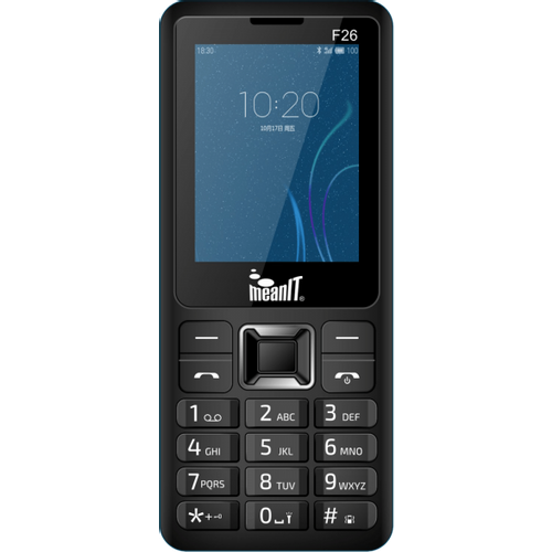 Meanit Mobilni telefon, 2.4 ekran, Dual SIM, BT, FM radio, crna F26 Black slika 1