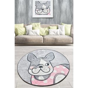 Conceptum Hypnose Tepih (100 cm), Happy Dogs - Grey