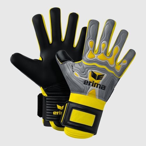 Golmanske Rukavice Erima Flex Ray Hardground Grey/Yellow slika 4