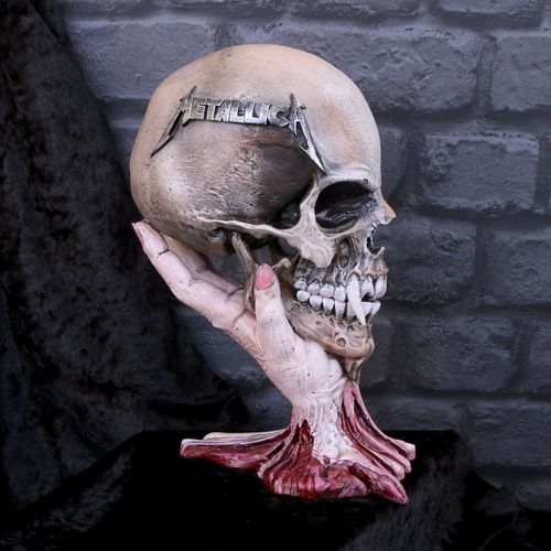 NEMESIS NOW METALLICA - SAD BUT TRUE SKULL 22CM slika 6