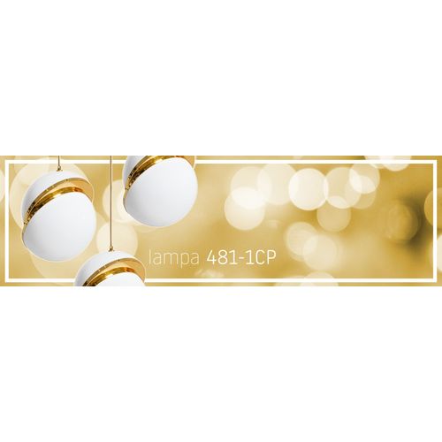 TOOLIGHT Stropna svjetiljka Akrilna kugla od bijelog zlata APP481-1CP slika 13