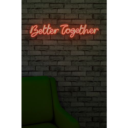 Wallity Better Together - Crvena Dekorativna Plastična LED Rasveta slika 2