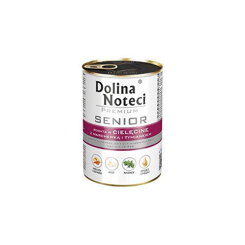 Dolina Noteci Premium Dog Senior Teletina, Šargarepa i Timijan 400g slika 1