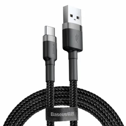 BASEUS USB A na tip C kabel 1.5A Cafule CATKLF-CG1 2m sivo crni slika 2