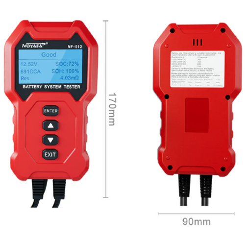 NOYAFA NF-512 Tester sistema baterija slika 1