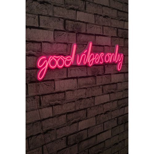 Wallity Good Vibes Only - Pink Dekorativna Plastična LED Rasveta slika 1
