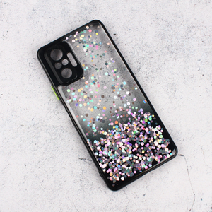 Torbica Frame Glitter za Xiaomi Redmi Note 10 Pro/Note 10 Pro Max crna