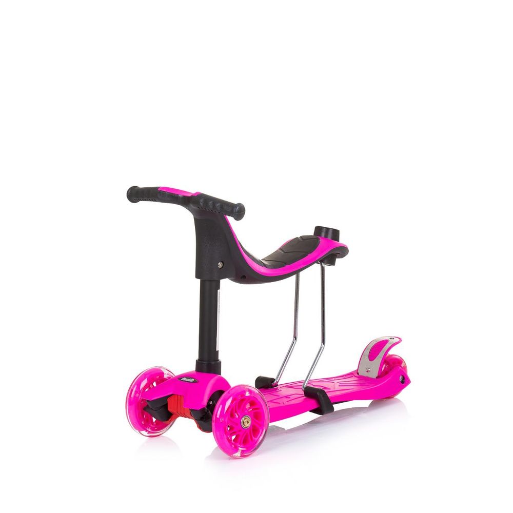 Chipolino Romobil sa LED točkovima Multi Plus Pink Dsmul0233Pi slika 3
