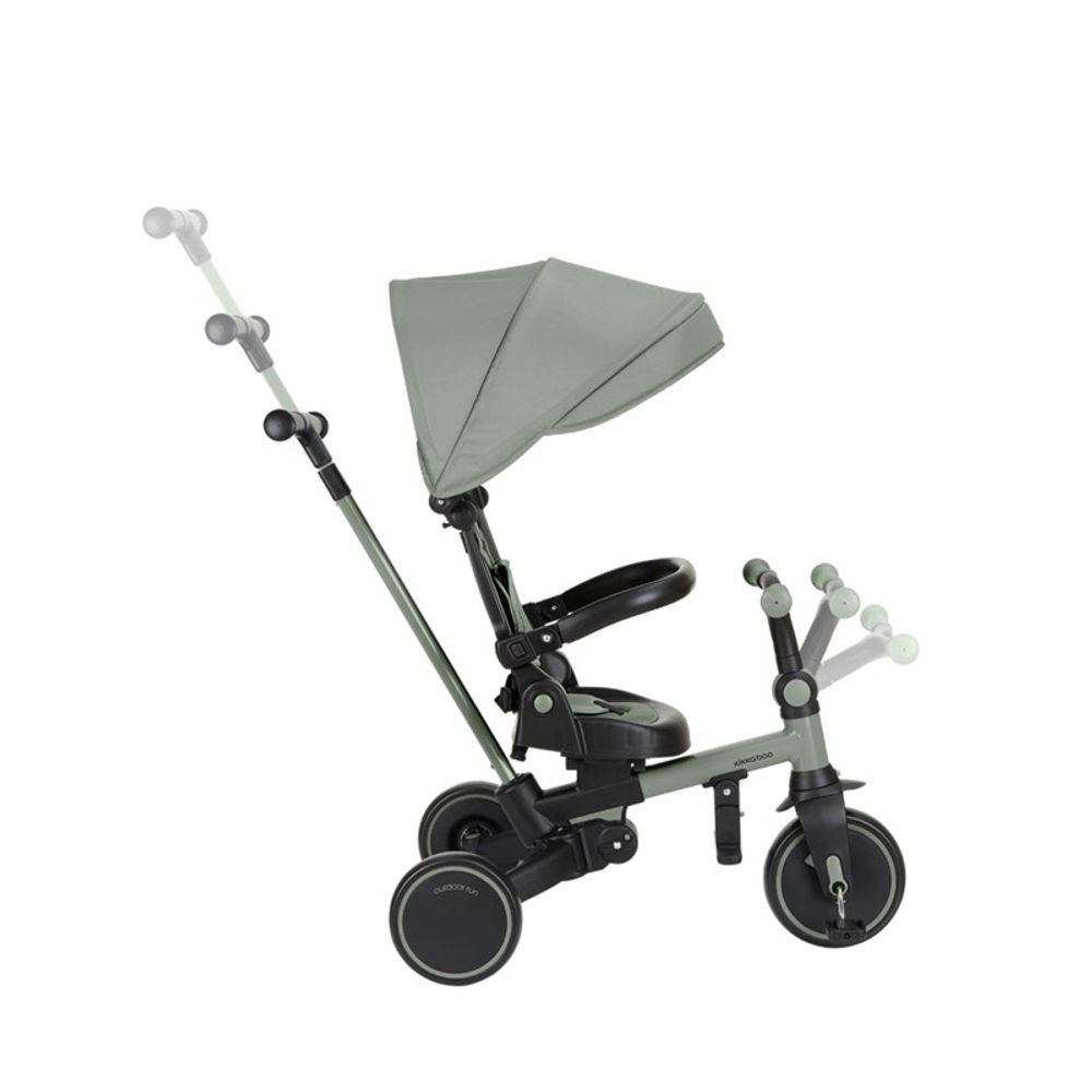 Kikka Boo Tricikl 8u1 Aluma, Army Green slika 4
