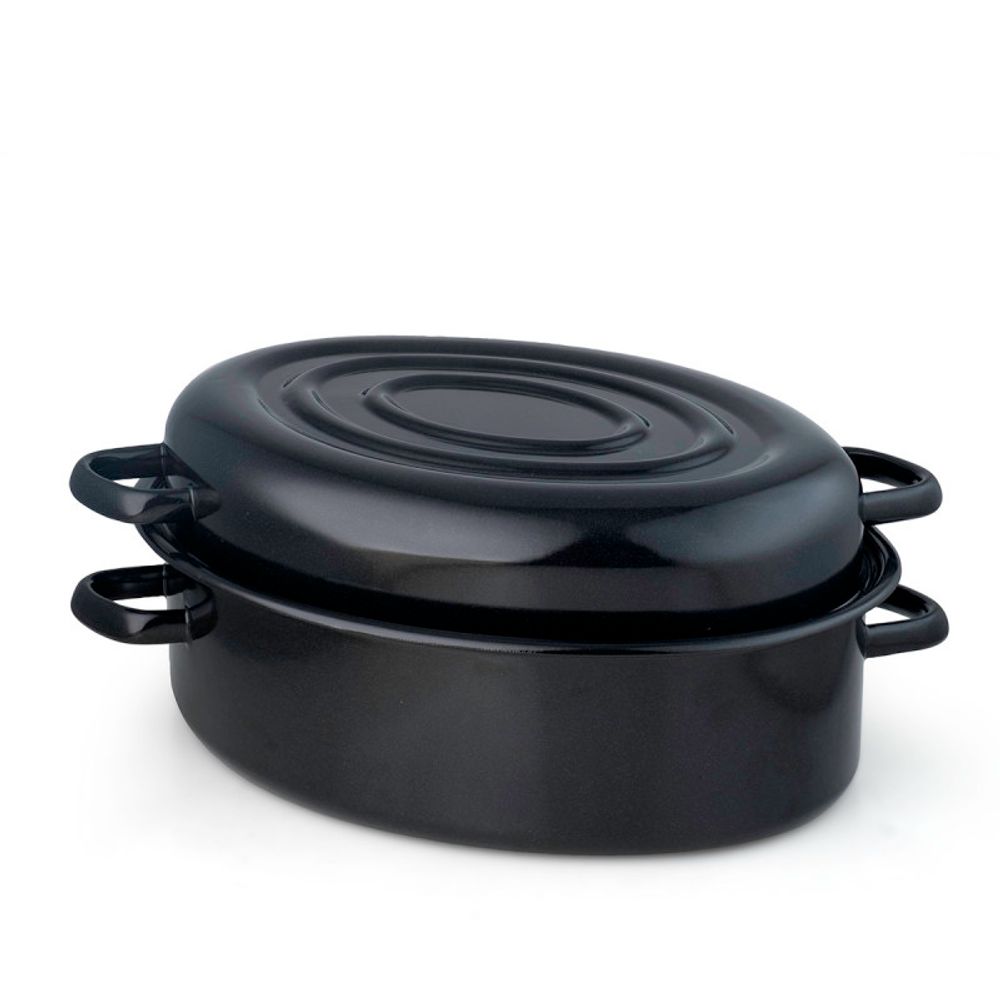 Metalac Pekač klasični crni 38 cm slika 1